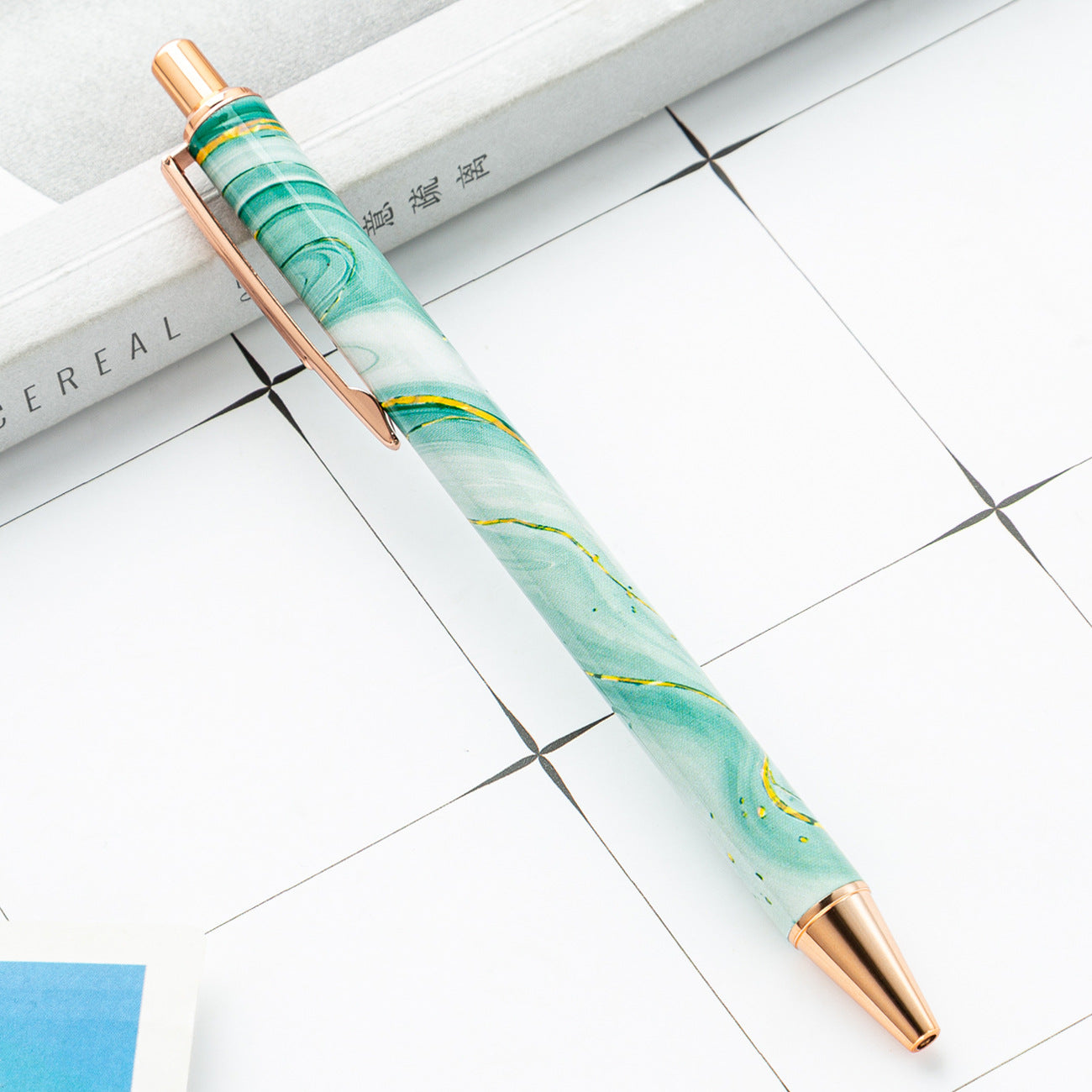 Wholesale New creative student cute printing pattern metal pen